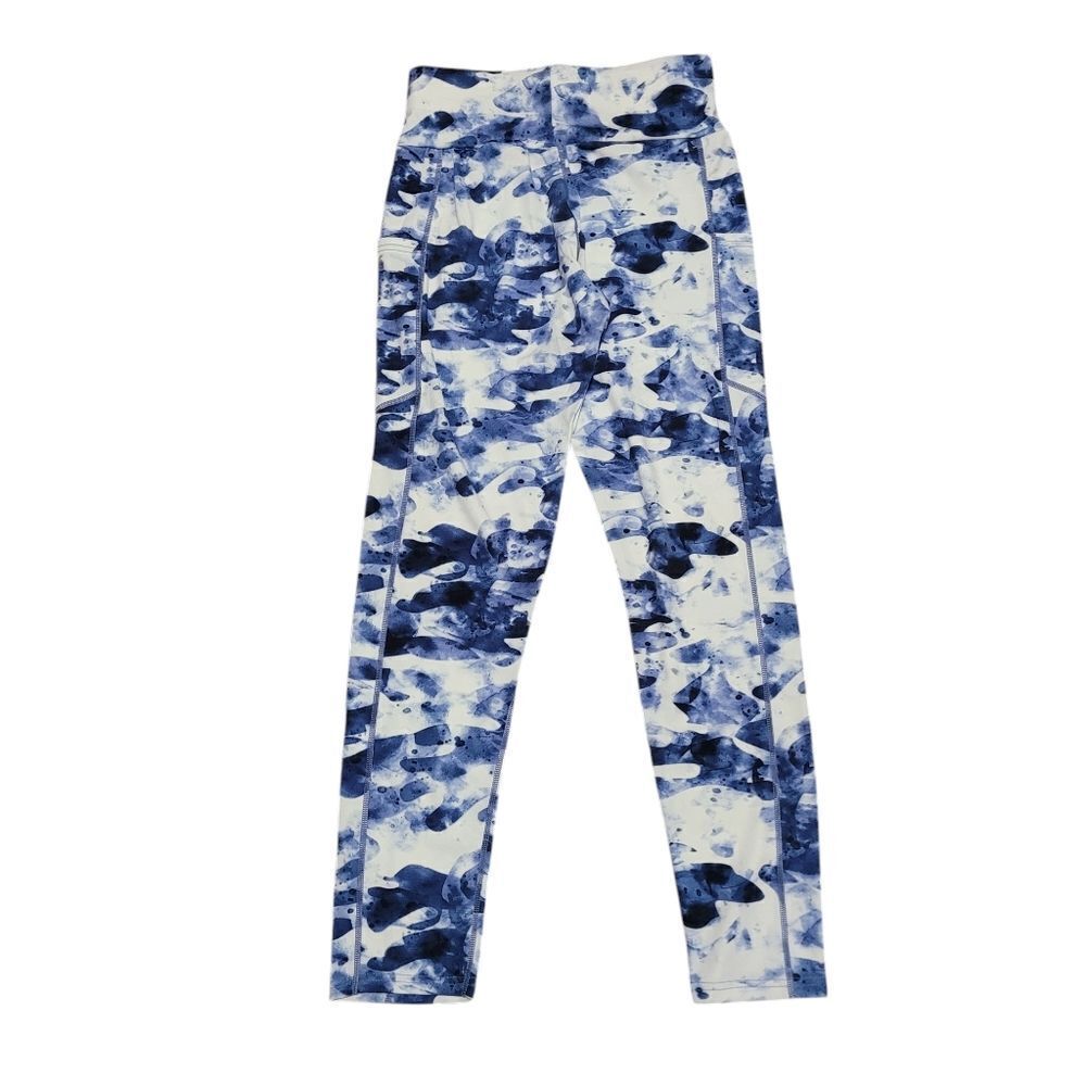 Abstract legging with pockets
